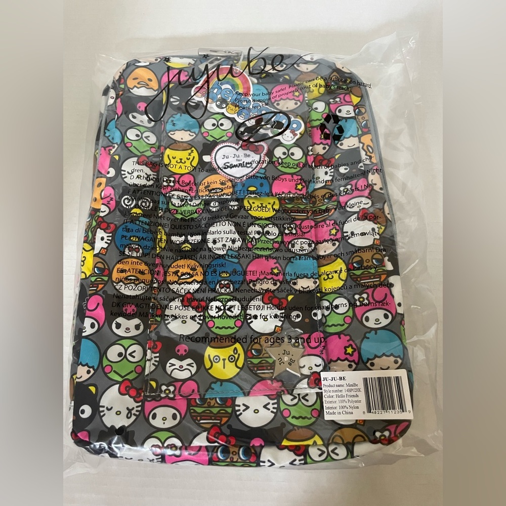 NWT JuJuBe MiniBe backpack Sanrio ‘Hello Friends’ limited edition *Bag A*